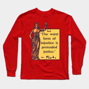 Lady Justice Long Sleeve T-Shirt